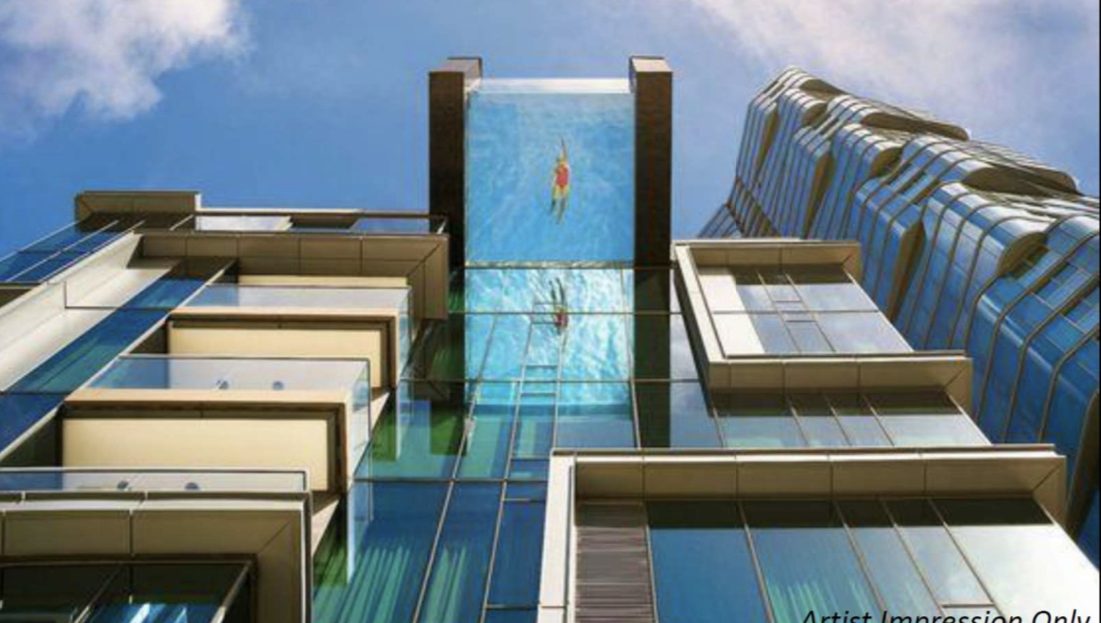 First Cantilever Sky Pool